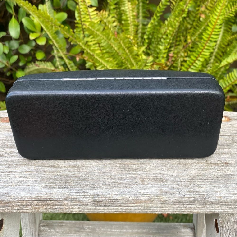 Ted Baker Black Rectangle Sunglasses Case. Unisex Euc! Designer Luxury View 2